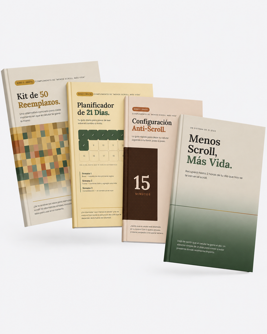 Ebook Menos Scroll, Más Vida